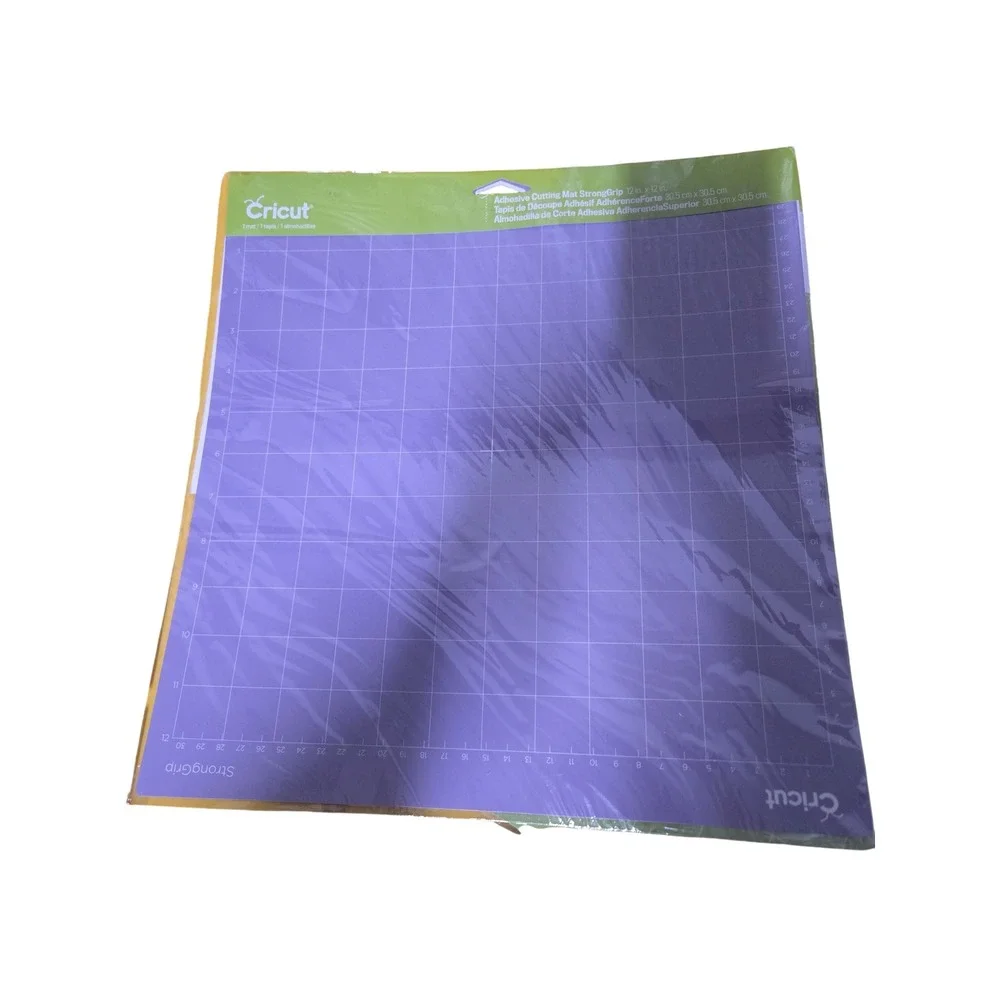 Cricut StrongGrip Adhesive Cutting Mat 12x12 Purple for Heavy Materials New